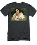 Young Woman with Book Jos Ferraz De Almeida Junior T-Shirt